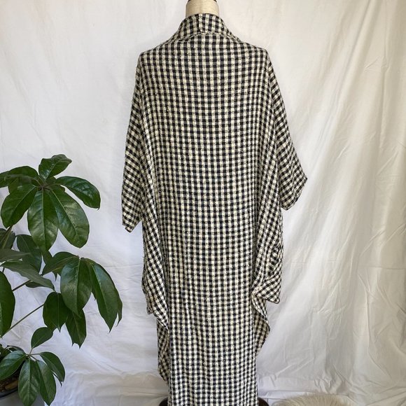 Moroccan Berber-Style Cotton Open Front Cardigan - Picture 4 of 10